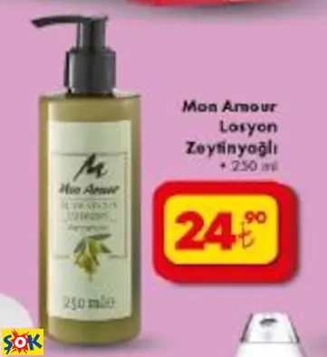 MON AMOUR LOSYON ZEYTİNYAĞLI